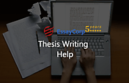 No. #1 Online Thesis Writing Help by PH.D. Experts