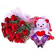 Cute, Red & Chocolaty Hamper