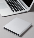 Aluminum External USB DVD+RW,-RW Super Drive for Apple--MacBook Air, Pro, iMac, Mini