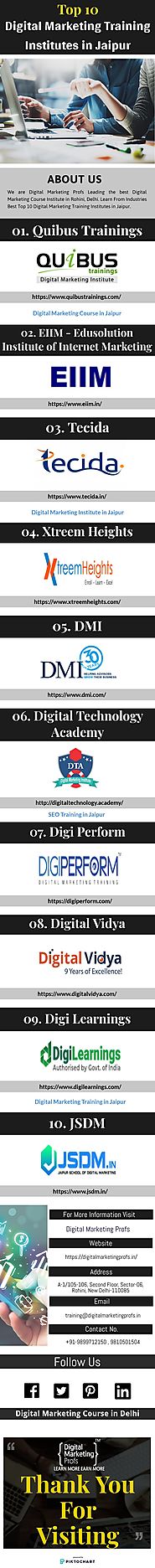 Digital Marketing Course in Jaipur - Infographic
