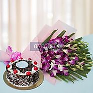 Orchids n Cake Online Same Day Delivery