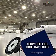 100W UFO LED High Bay Lights - For Indoor Basketball Stadium