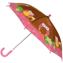 Stephen Joseph Girls 2-6X Kid Friendly Umbrella, Owl, One Size