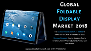 Website at https://www.jsbmarketresearch.com/electronics/2018-global-foldable-display-industry-report-history-present...