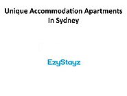 Unique Accommodation Apartments In Sydney