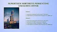Buy Studio Apartments at Supertech Northeye # 9560090027