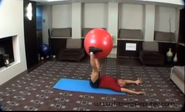 Back Exercise with Stability Ball