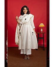 Buy Svaroop Latest Kurta Design | hand embroidered kurta set From Popickle | Popickle