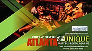 Party with Style with Our Unique Atlanta Party Bus Rental Near Me