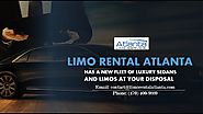 Limo Rental Atlanta has a new Fleet of Luxury Sedans and Limos at Your Disposal
