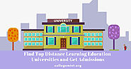 Distance Learning Education: Find List of Top Universities | Collegemint