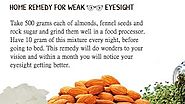 Almonds for Weak Eyes | Best Natural Ways to Improve Eyesight - Noor LifeStyle