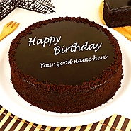 Chocolate Cake With Name