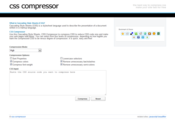 CSS Compressor - Online code compressor for Cascading Style Sheets