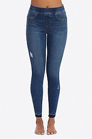 Spanx Distressed Skinny Jeans $169.00
