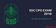 SSC CPO Exam Notification 2019 Exam Dates, Pattern & Syllabus