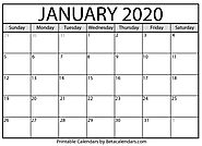 January 2021 Calendar - Beta Calendars