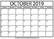 October 2021 Calendar - Beta Calendars