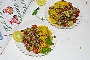 Sprouted Moong Moth Chaat | Benefits of Mung Bean Sprouts - Viniscookbook