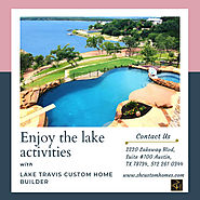 Enjoy the lake activities with Lake Travis custom home builder