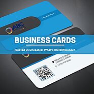 Coated vs Uncoated Business Cards: What's the difference?