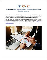 Get Cost-Effective Bookkeeping and Accounting Services with Finsmart Solutions by Finsmartsolutions - Issuu
