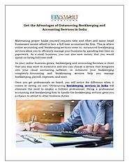 Get the Advantages of Outsourcing Bookkeeping and Accounting Services in India