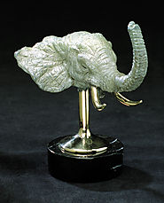 Small Bronze Elephant Statue | Antique Bronze Elephant Statue