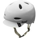 Bern Berkeley Summer Gloss Flower Graphic Helmet with Visor, White, Small