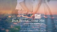 What Could a Cheap Party Bus Rental Near Me Offer Your Wedding Day?