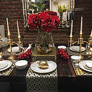 Artificial Flowers for Dining Table