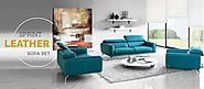 Sprint Leather Sofa Set