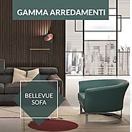 Gamma Arredamenti Bellevue Leather Sofa