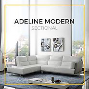 Contemporary Design Adeline Sectional Sofa