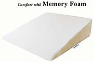 Intevision foam wedge bed pillow