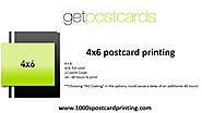 Online 4x6 Postcard Printing with Cheap Coast