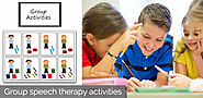Group speech therapy activities | 5 speech therapy activities