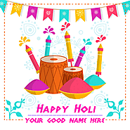 Happy Holi With Name