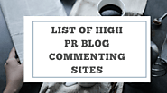 List Of 300+ High PR Blog Commenting Sites 2019 | BloggingCentral
