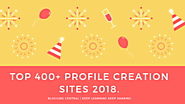 400+ High PR Dofollow Profile Creation Sites List for SEO 2019 | BloggingCentral
