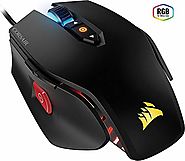 CORSAIR M65 Pro RGB - FPS Gaming Mouse - 12,000 DPI Optical Sensor - Adjustable DPI Sniper Button - Tunable Weights -...