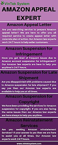 Amazon Appeal Expert in USA