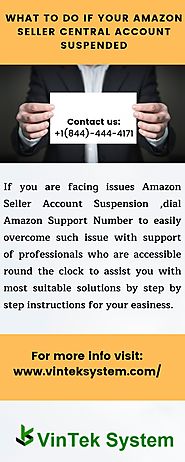 Amazon Seller Central Account Suspended