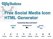 NiftyButtons Social Media Icon Generator