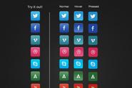 20 Free Social Media Icon Sets to Use on Your Website