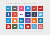 9 Free High-Quality Sets Of Flat Social Media Icons