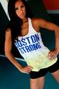Boston Strong/ Runnahs United. Burnout A-Line Ombre Racerback Tank. Sizes S-XL. The ONE FUND Boston Donation.