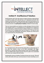 Intellect IT - Small Business IT Solutions