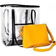 Tornabuoni 2-in-1 Clear Shoulder Tote Bag-VB003 | Ver Beauty