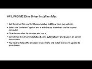 HP Laserjet Pro M130nw Driver Installation | 123.hp.com/ljprom130nw